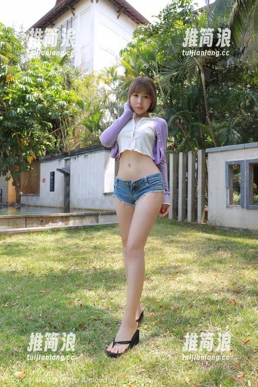 MFStar模范学院 - 脱离尘嚣，在线看果儿Victoria的豹纹写真，萌发了几分野性