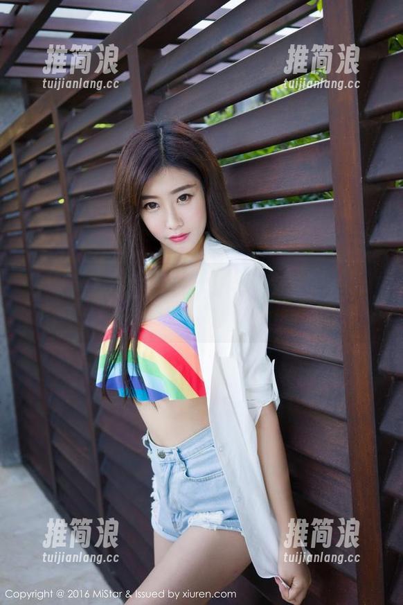 MiStar魅妍社 - Angela小热巴的纯白很安静，没圣光的套图像一场甜甜的梦。