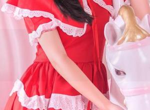 头条女神 – 王竹与她的红裙：私房写真大作，一不小心就上天！