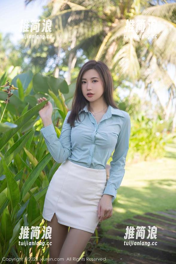 秀人网 - 七七kiko驾驭白裙的写真更新，不信你来瞧瞧，这气场来得真突如其来