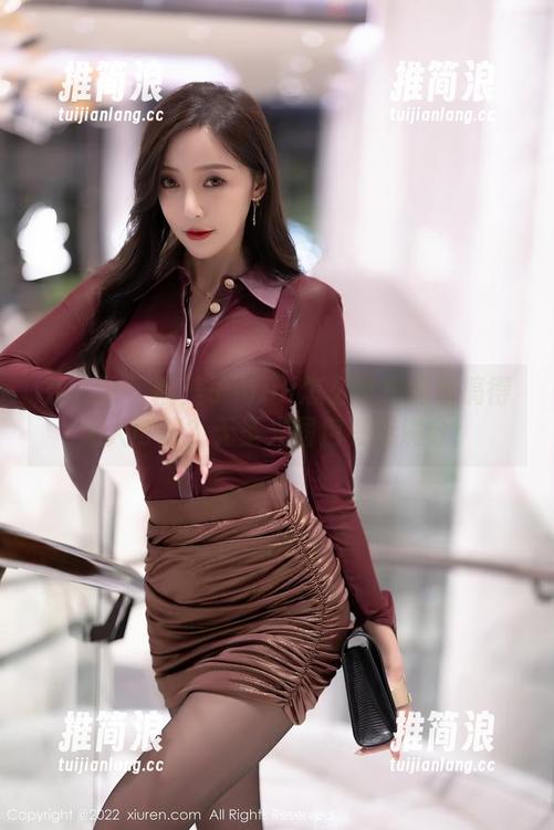 秀人网 - 糯美子Mini怎么能把黑色搞得无人可挡？无圣光图包亮点满分！