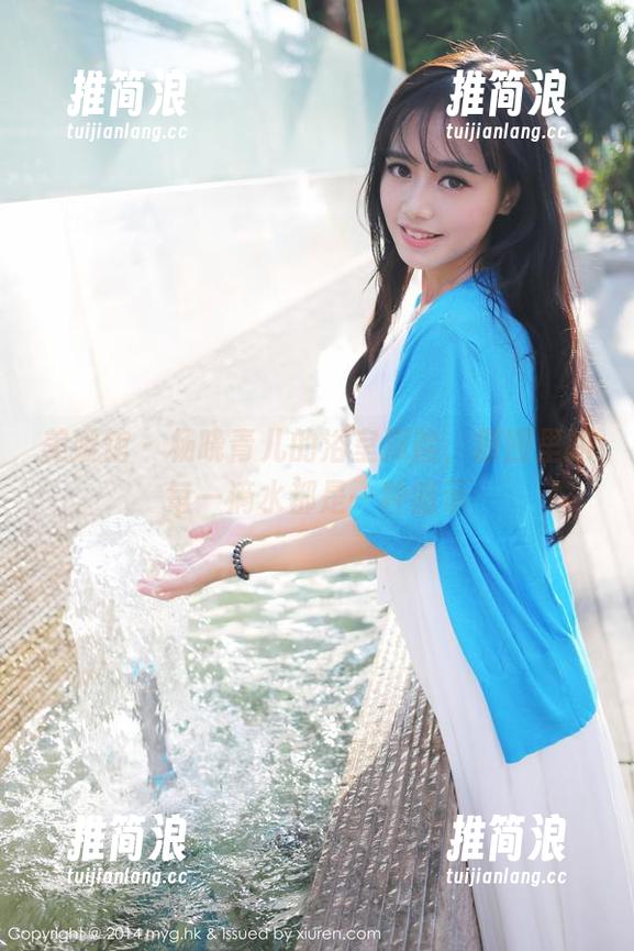 美媛馆 - 杨晓青儿的浴室探险，原图里的每一滴水都是一种暗示